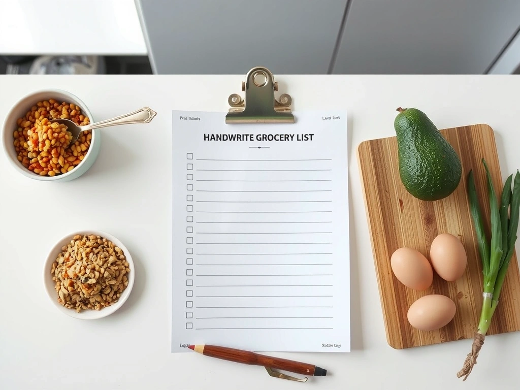 Liste de courses type